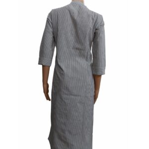 Striped cotton kurti with embroidery