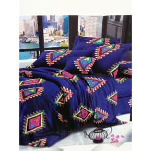 Ethnic design printed bedsheet