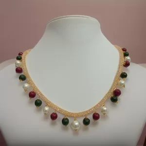 multicolor beads necklace