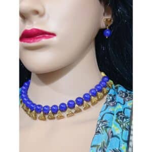 Beautiful Blue Beads Necklace