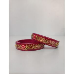 red color lac bangle