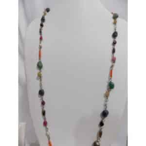 Multicolor Stone Necklace