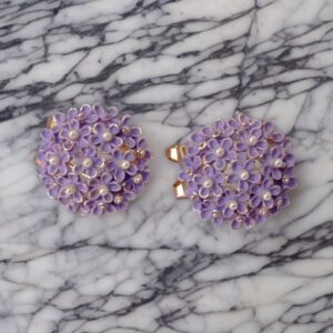 Purple color earring