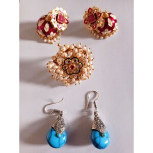 earrings and ring gp 9